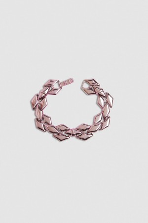 Patrizia Pepe Bracelet With Personalized Links And Micro Fly ροζ | IJSUGMY-93