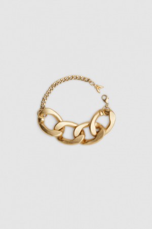 Patrizia Pepe Brass And Aluminum Bracelet χρυσο χρωμα | QWSMFON-01