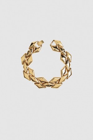 Patrizia Pepe Brass Link Bracelet χρυσο χρωμα | ZWVISOH-60