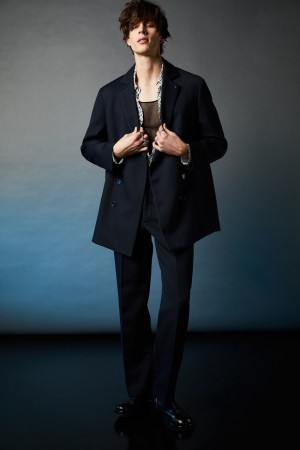 Patrizia Pepe Double-breasted Padded Coat μπλε | GOKDYEI-71