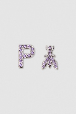Patrizia Pepe Earrings With Rhinestones ροζ | SRZKOBV-52