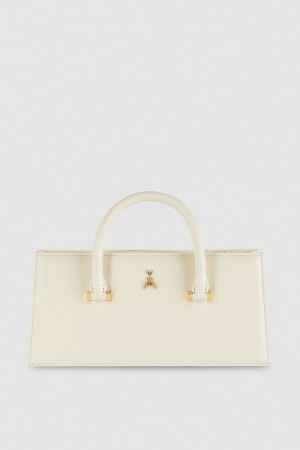 Patrizia Pepe Fly Bamby Leather Μπεζ | PHRYVSA-01
