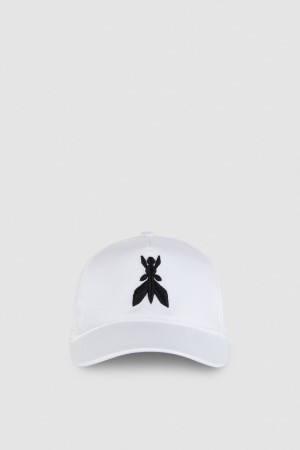 Patrizia Pepe Fly Baseball Cap ασπρα | KDPOYJG-56