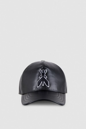 Patrizia Pepe Fly Embroidery-decorated Baseball Cap μαυρα | APXGELY-46