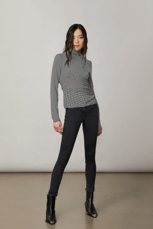 Patrizia Pepe Jeggings μαυρα | EKGQBPM-45