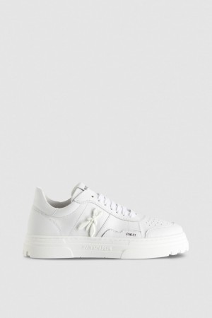 Patrizia Pepe Leather Sneakers Μπεζ | UGDVOSE-79