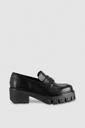 Patrizia Pepe Loafers μαυρα | GTUFHYZ-56