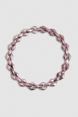 Patrizia Pepe Necklace With Personalized Links And Micro Fly ροζ | PSBCOXH-18