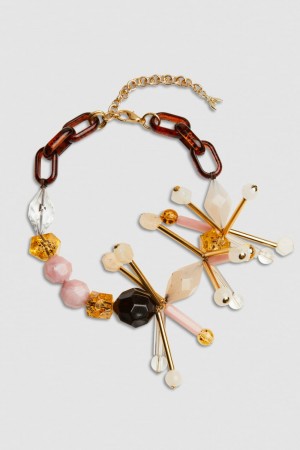 Patrizia Pepe Necklace With Techno Pop Fly Appliqué Πολύχρωμο | RQWYAKV-74