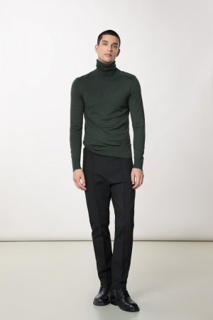 Patrizia Pepe Pure Wool Turtleneck Sweater πρασινο | ZELMKWJ-48